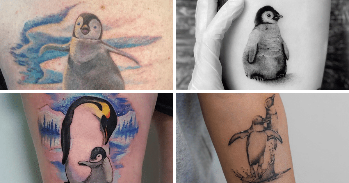 30 Pinguin Tattoo Ideen, die ungewöhnlich liebenswert sind