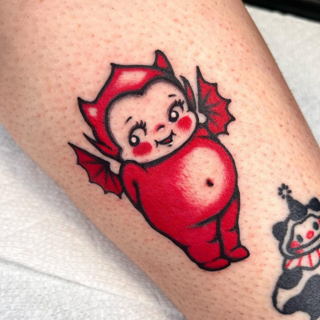 Baby-Teufel-Tattoo