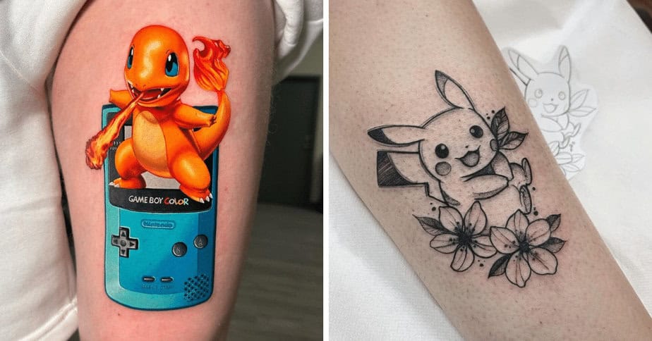 Du musst sie alle fangen! 26 Pokémon-Tattoos für dein inneres Kind