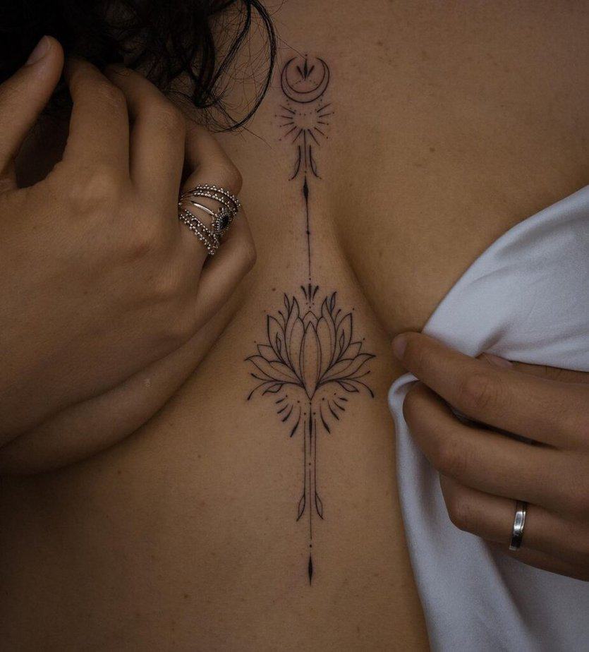 Tattoos Uber Der Brust Frauen