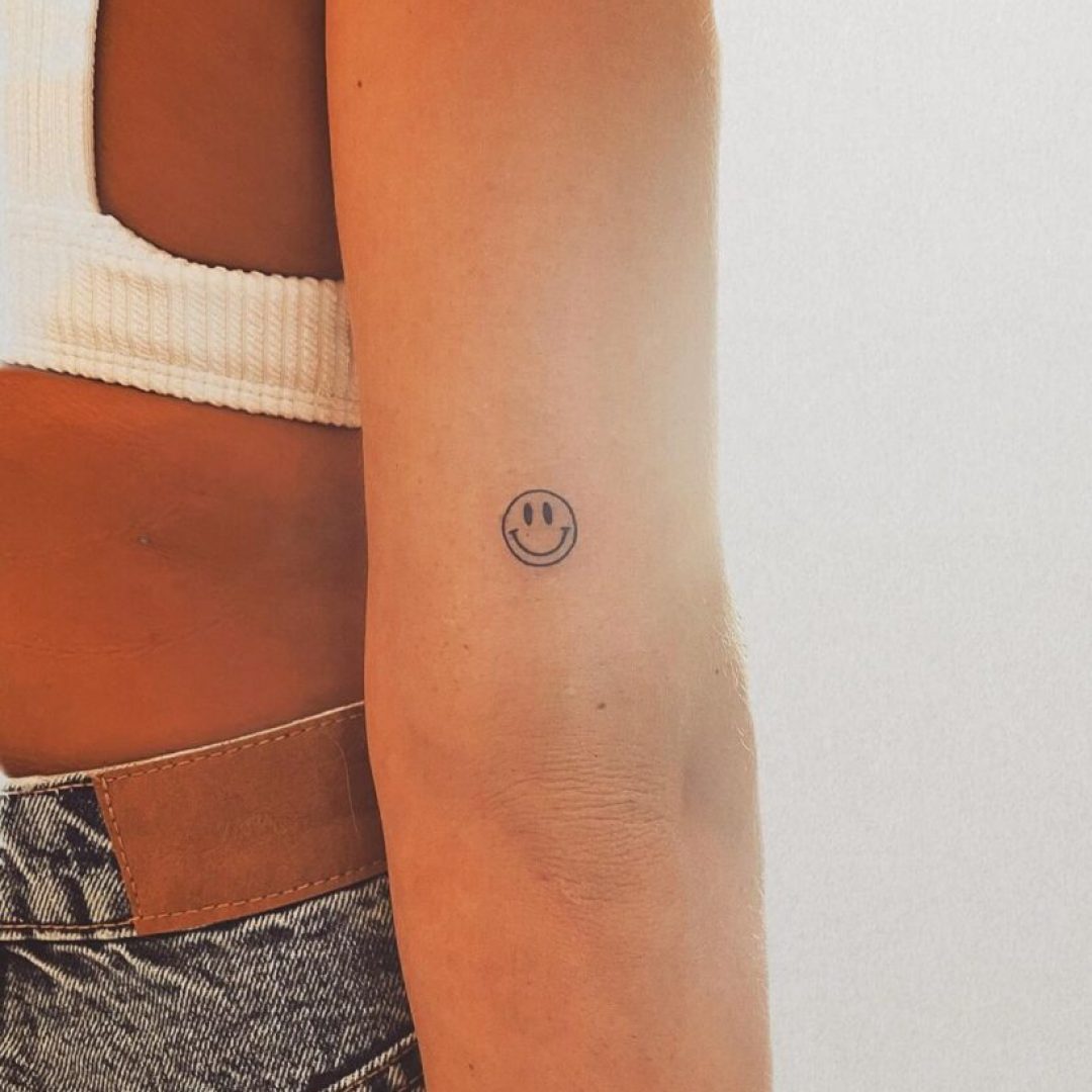 Smiley Tattoo Klein