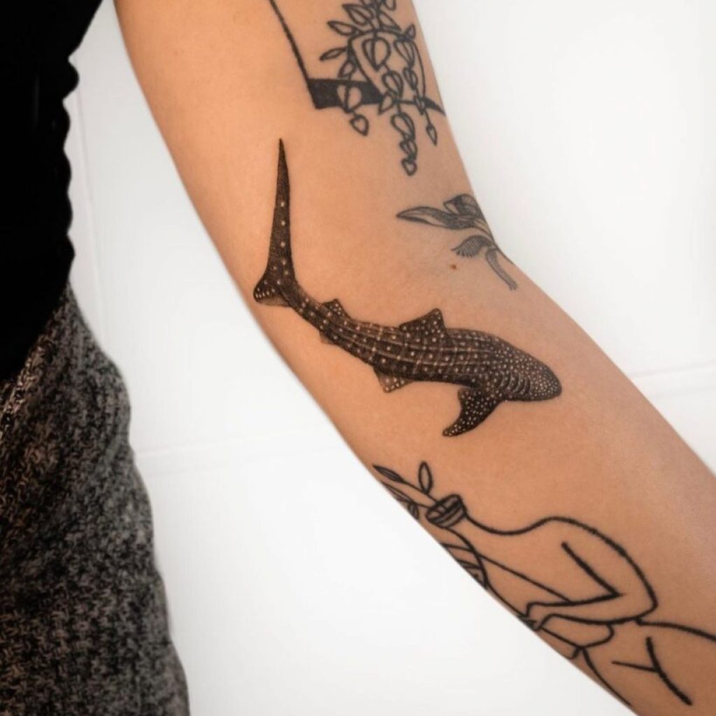 Ein Walhai-Tattoo als Lückenfüller