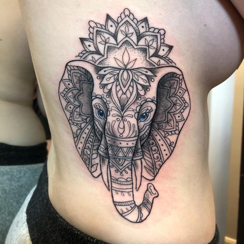 Elefant im Mandala-Stil