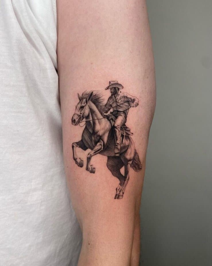 3. Ein Cowboy-Tattoo 