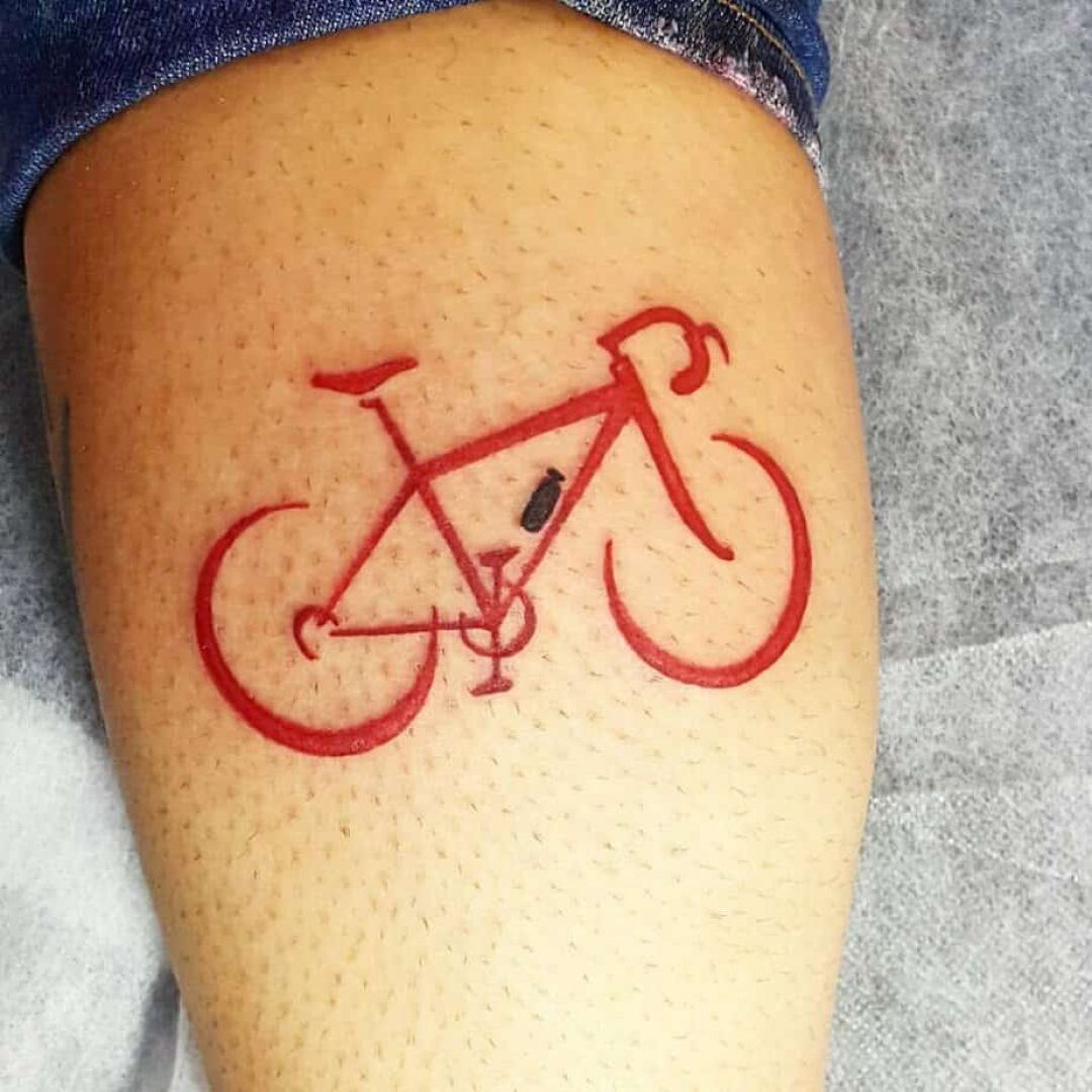 Fahrrad Tattoo Vorlage