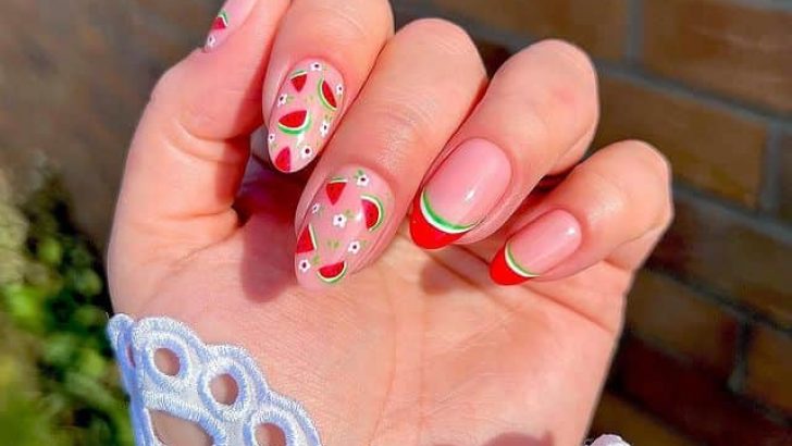 19 süße Wassermelonen-Nägel für deinen Sommer-Look