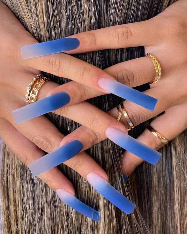 8. Ombre Blue Stunners
