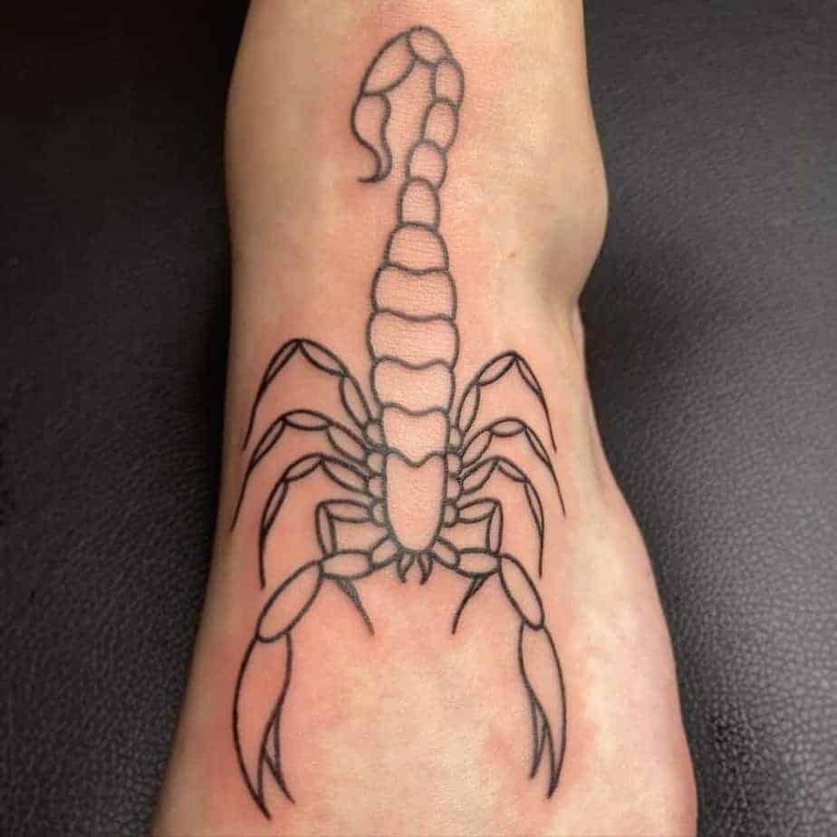 18. Skorpion-Tattoo