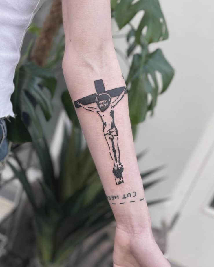 20. Moderner Jesus am Kreuz