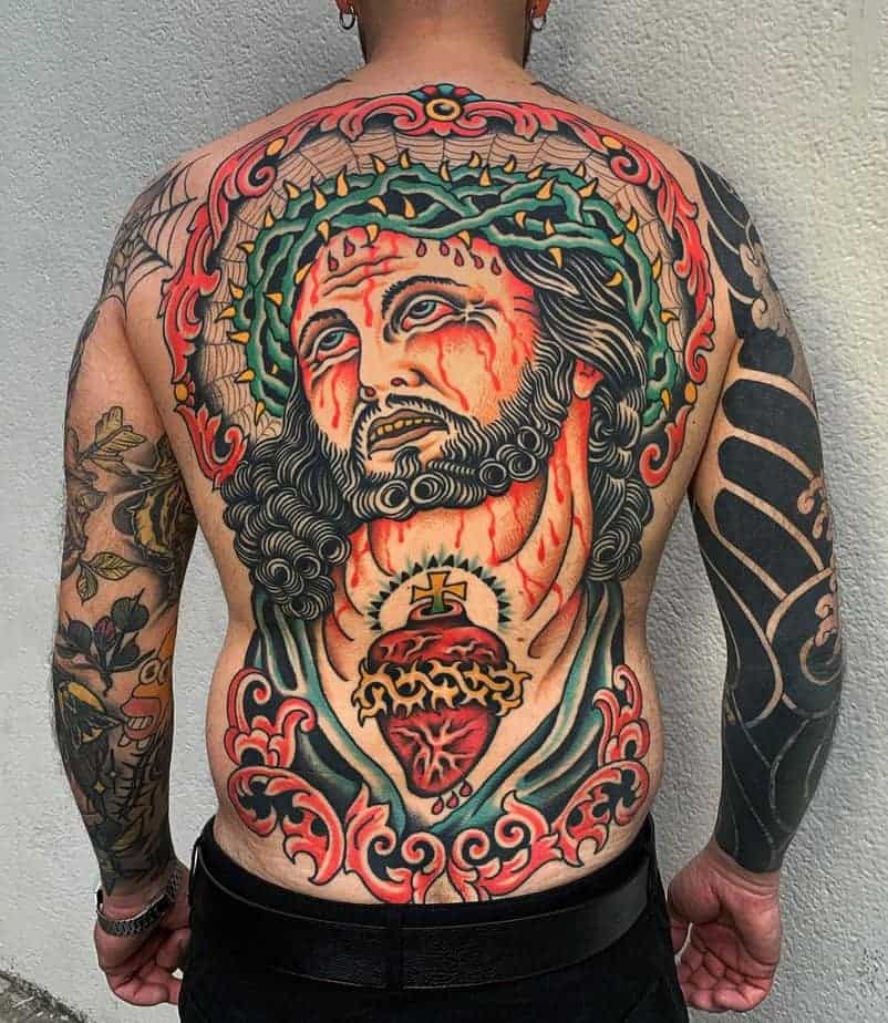 3. Heiliges Herz von Jesus Tattoo