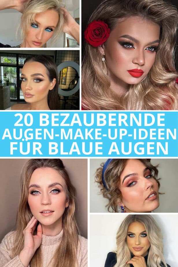 20 bezaubernde Augen-Make-up-Ideen für blaue Augen