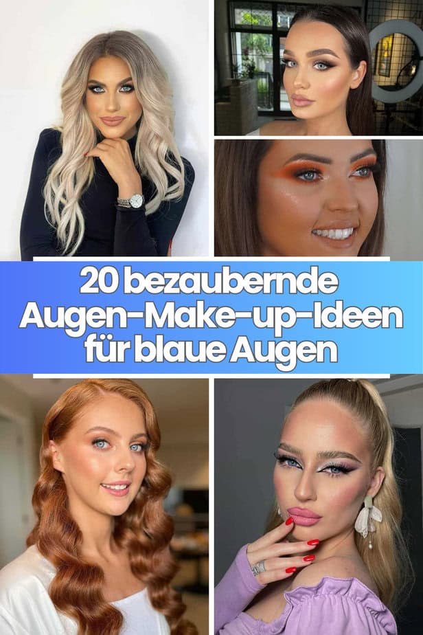 20 bezaubernde Augen-Make-up-Ideen für blaue Augen