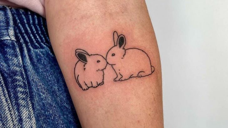 20 Hasen-Tattoos, die einfach ohrwurmverdächtig sind