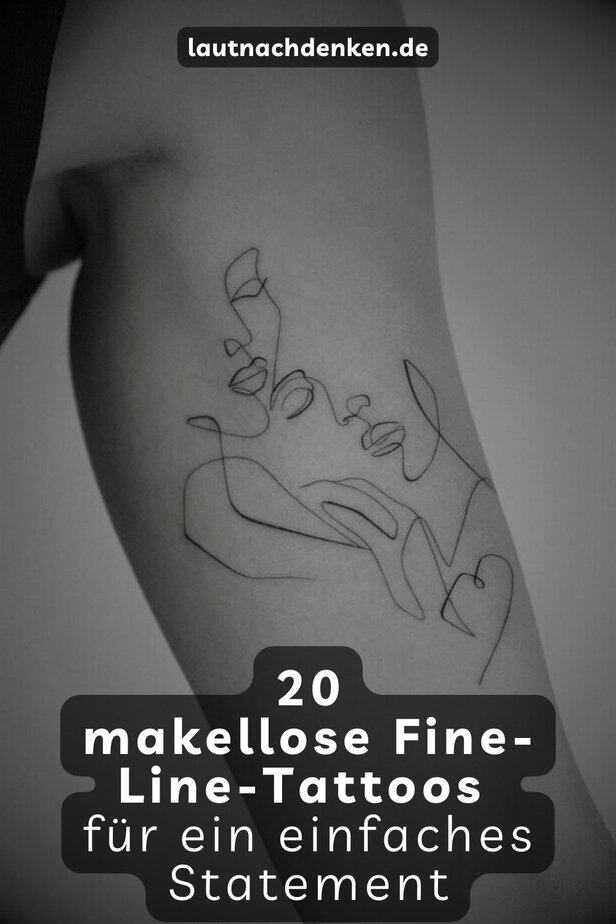 20 makellose Fine-Line-Tattoos für ein einfaches Statement