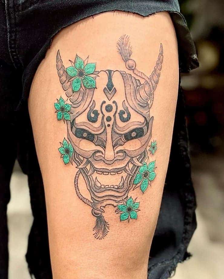 17. Weiches Oni-Tattoo