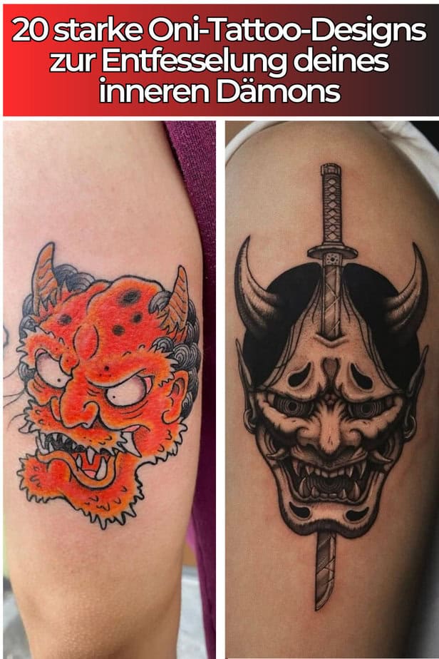 20 starke Oni-Tattoo-Designs zur Entfesselung deines inneren Dämons