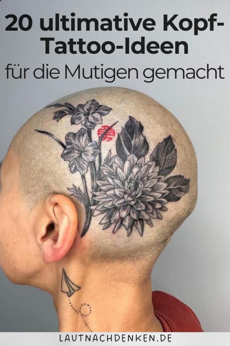 Fabelhafte Tattoo Auf Dem Kopf Bild