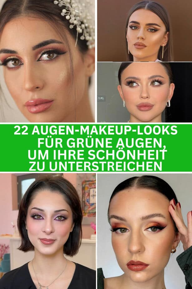 22 Augen-Makeup-Looks für grüne Augen, um ihre Schönheit zu unterstreichen