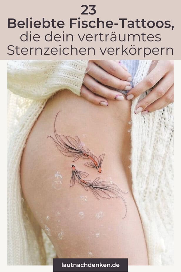 23 Beliebte Fische-Tattoos, die dein verträumtes Sternzeichen verkörpern