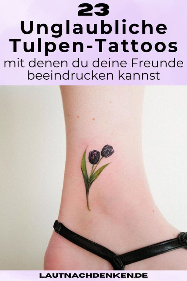 23 Unglaubliche Tulpen-Tattoos, mit denen du deine Freunde beeindrucken kannst