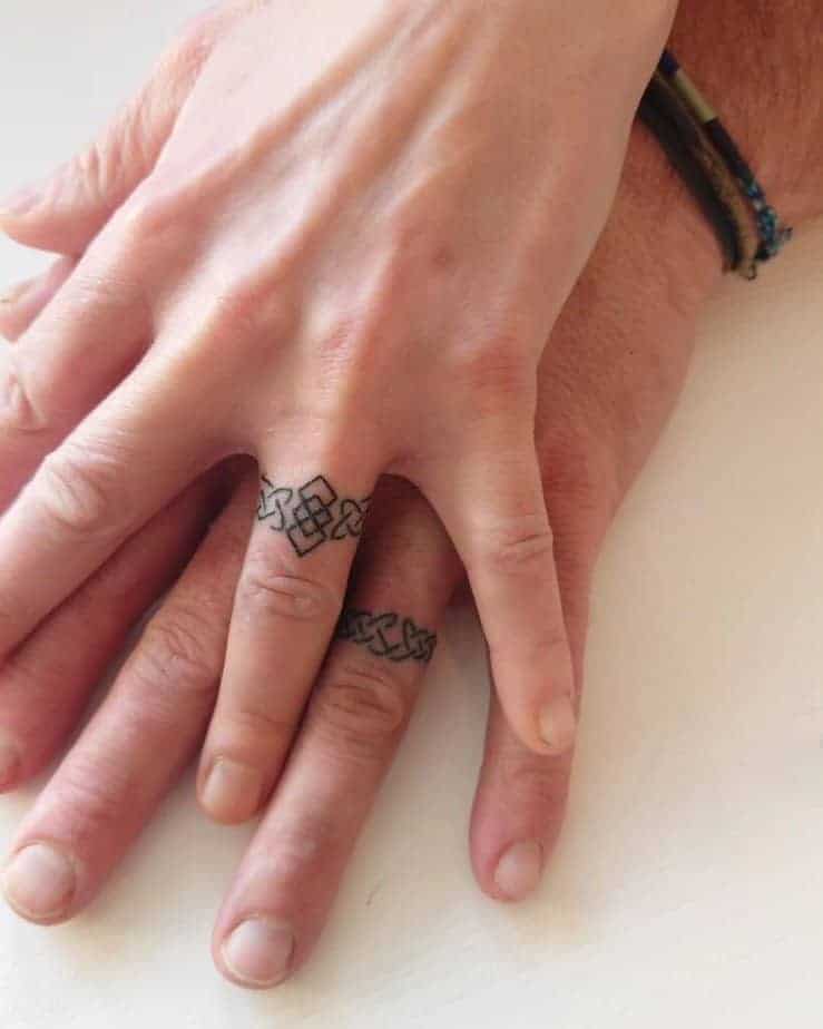 7. Keltische Ring-Tattoos
