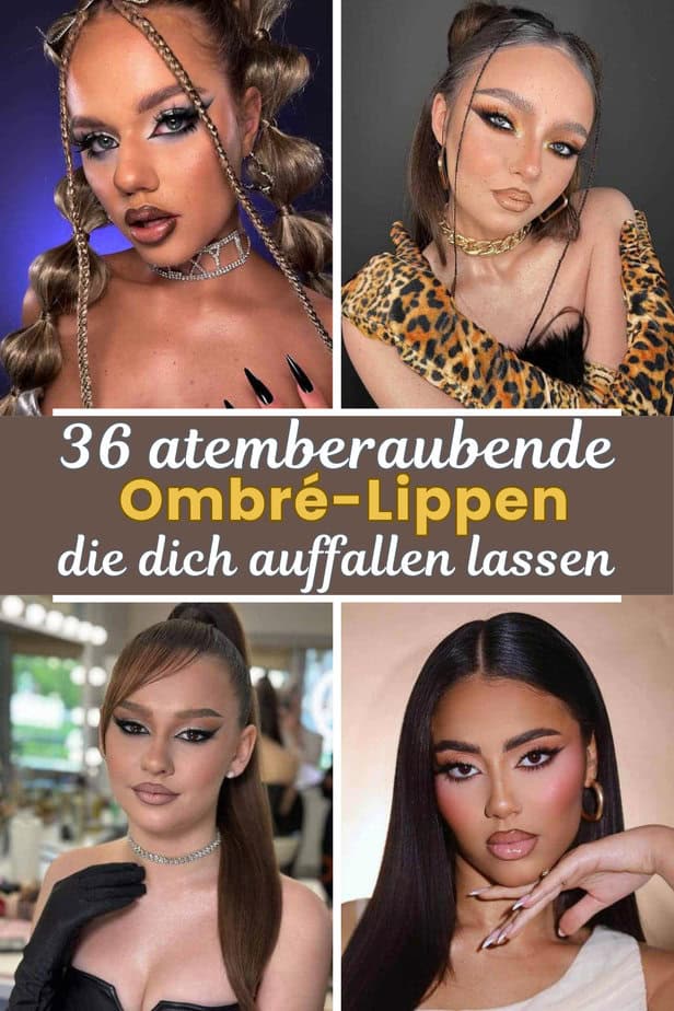 36 atemberaubende Ombré-Lippen, die dich auffallen lassen