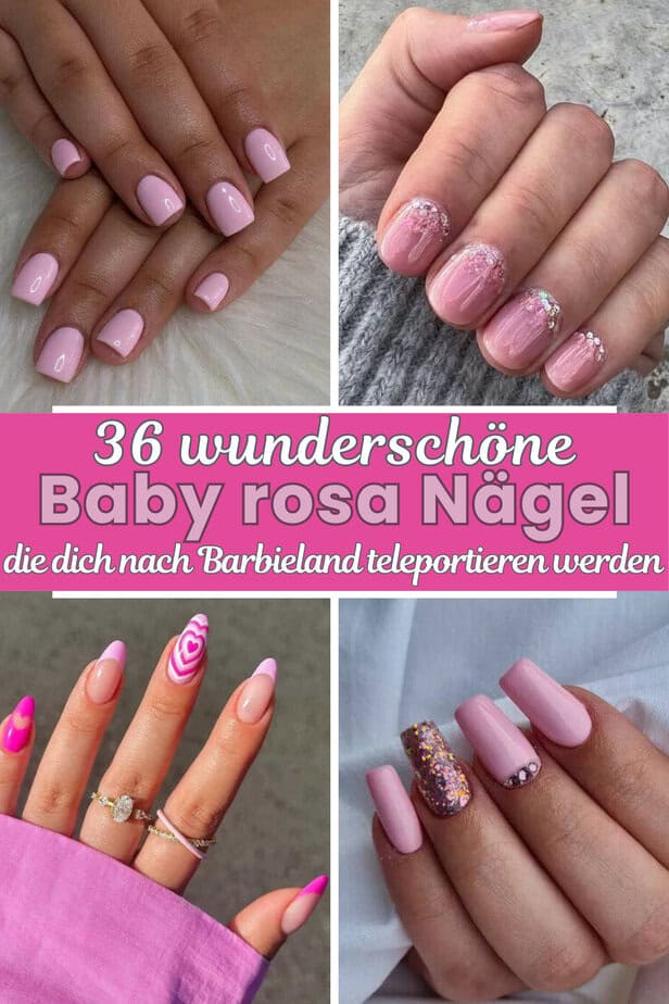 36 wunderschöne rosa Nägel, die dich nach Barbieland teleportieren werden
