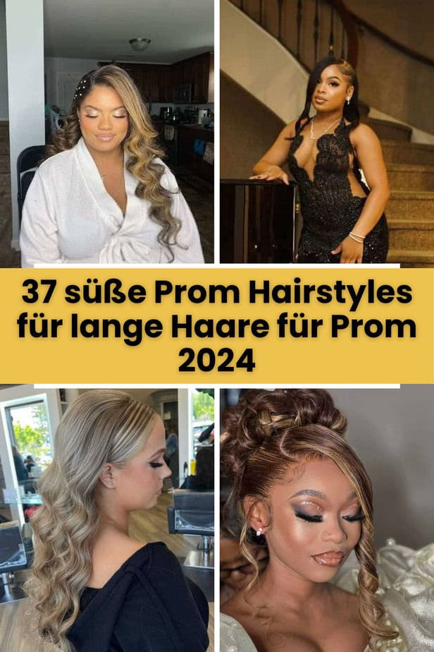 37 süße Prom Hairstyles für lange Haare für Prom 2024