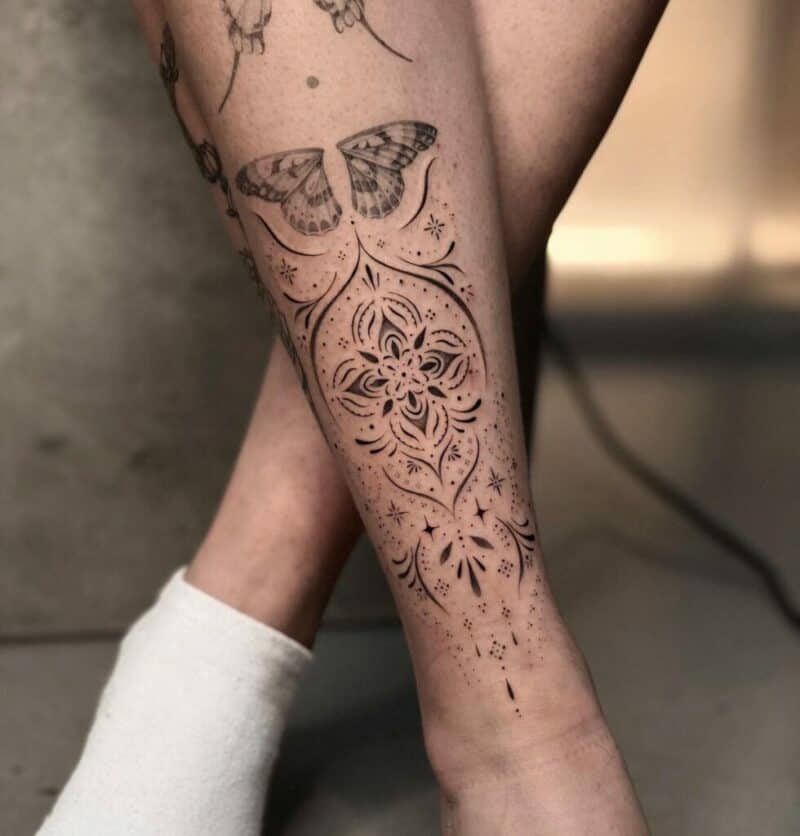 25 Spektakuläre SchienbeinTattoos, die den Schmerz wert sind