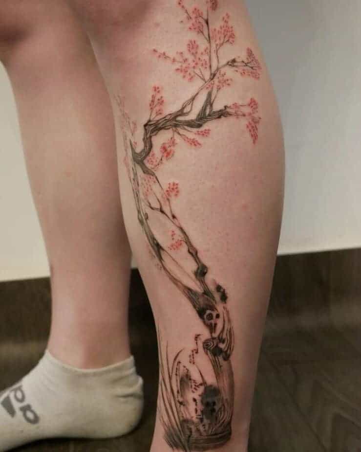 Schne Schienbein Tattoo Mnner Bild