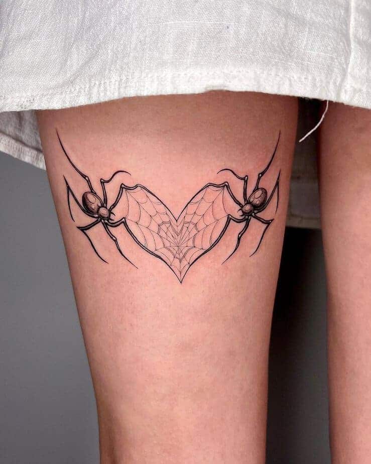 20 Erstaunliche Spinnennetz-Tattoo-Ideen aus Tinte gewebt