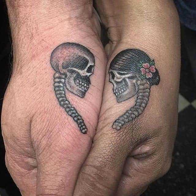 13. Coole Paar-Tattoos