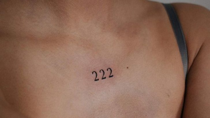 18 Inspirierende 222 Tattoos für engelhaften Schutz
