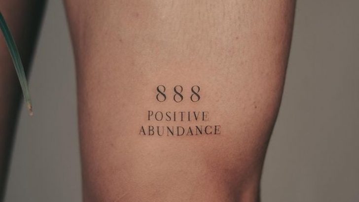 18 Kraftvolle 888 Tattoos für den Glauben an das Göttliche