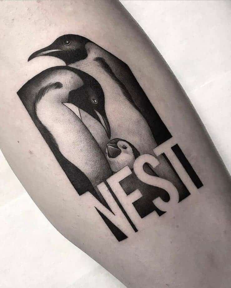 3. Pinguin-Tattoo