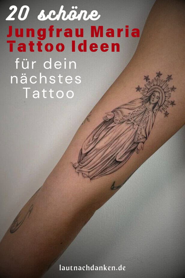 20 schöne Jungfrau Maria Tattoo Ideen für dein nächstes Tattoo