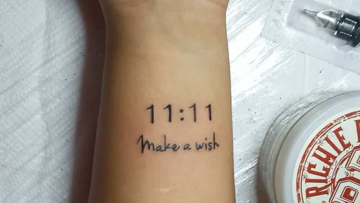 20 Wunderschöne 11:11 Tattoo-Ideen, um deine Träume zu verwirklichen