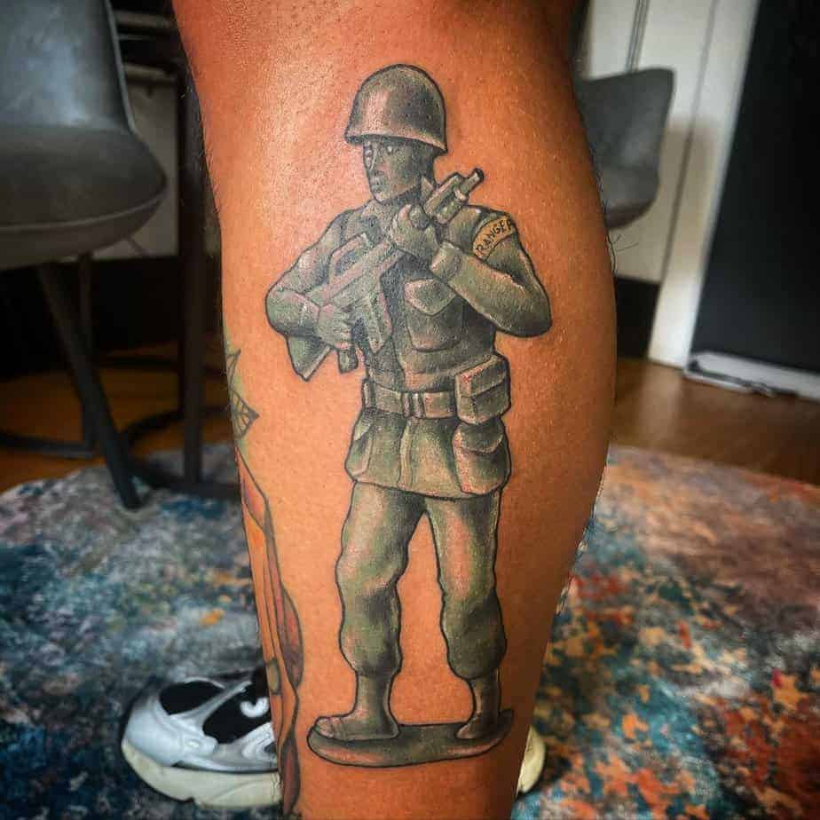 30. Grüner Soldat Militär-Tattoos