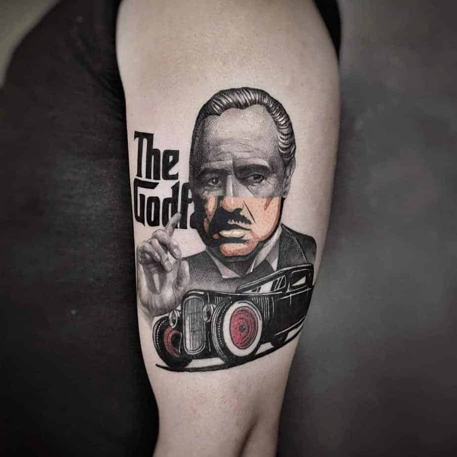35. Ein klassisches Godfather-Tattoo
