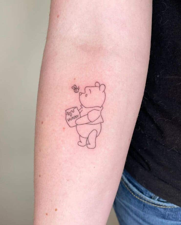 4. Wunderschönes Winnie the Pooh Tattoo