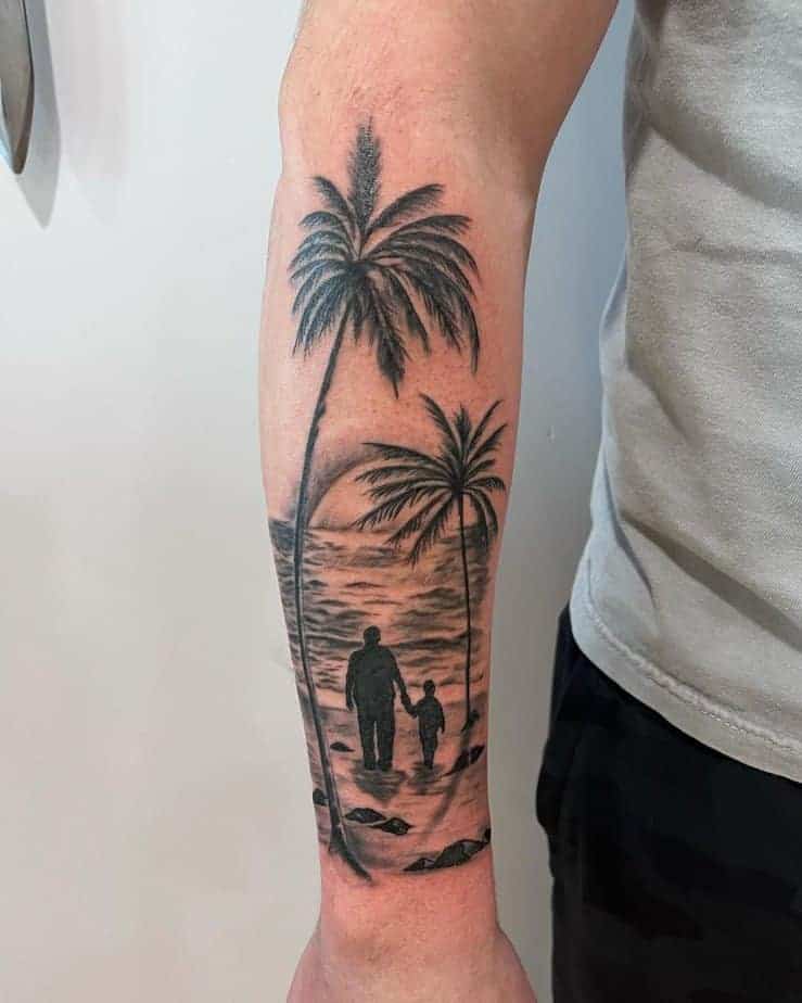 3. Verblüffendes Strandtattoo