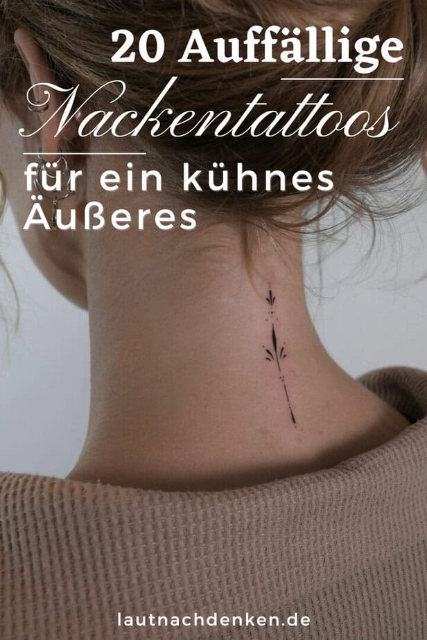 20 Auffällige Nackentattoos für ein kühnes Äußeres