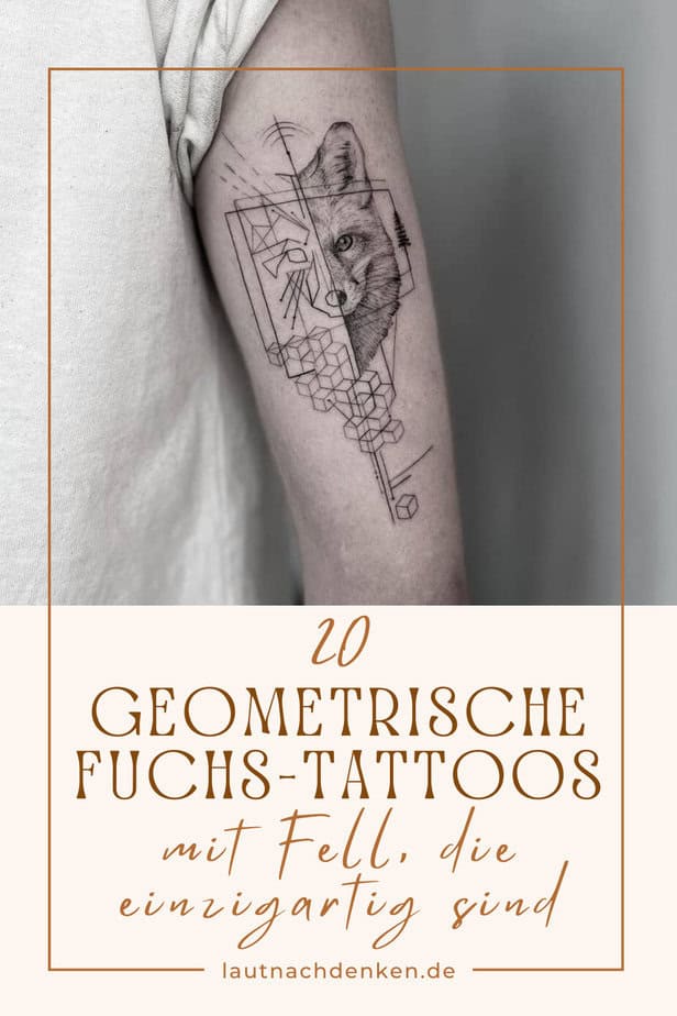 20 Geometrische Fuchs-Tattoos mit Fell, die einzigartig sind
