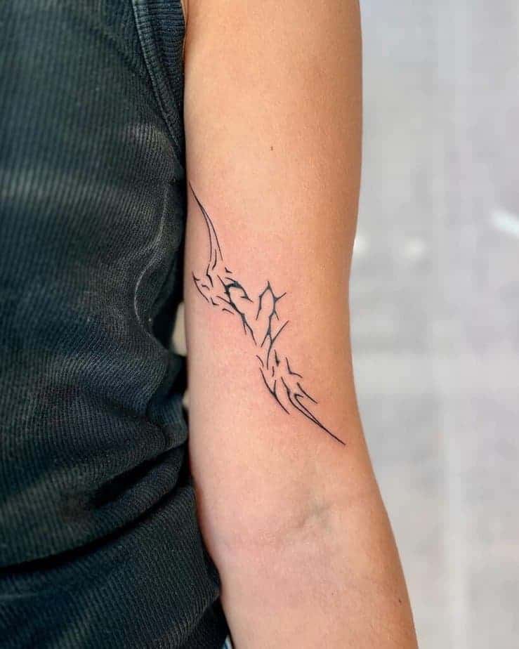 20. Abstraktes Tattoo