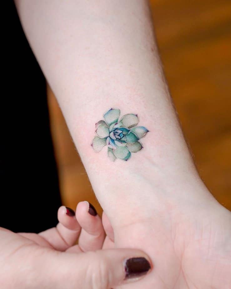 7. Mini-Sukkulenten-Tattoo