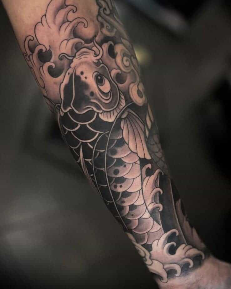 9. Kühnes Unterarmtattoo