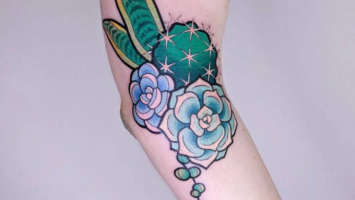 20 Wunderschöne Sukkulenten-Tattoo-Ideen, die überhaupt nicht sukkulent sind