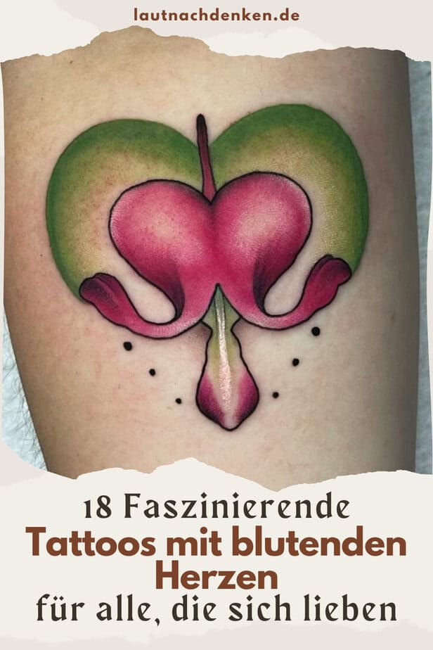 18 Faszinierende Tattoos mit blutenden Herzen für alle, die sich lieben