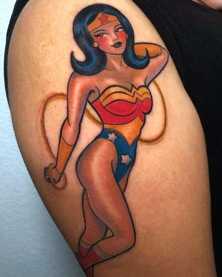 8. Pin-up Wonder Woman