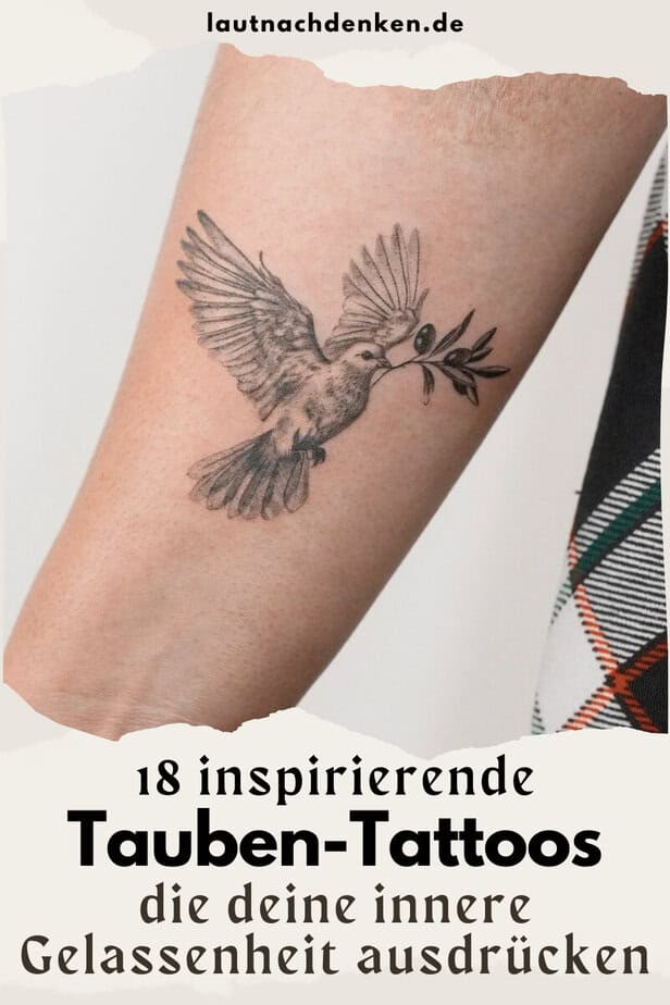 18 inspirierende Tauben-Tattoos, die deine innere Gelassenheit ausdrücken